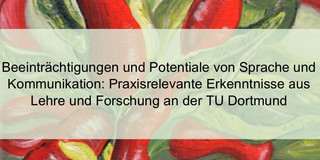 Titelbild der online Publikation als Hintergrund eine gemalte Paprikapflanze mit roten Schoten und grünen Blättern