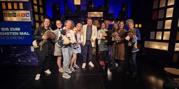 Gruppenbild SpA-Team mit Bruno Knust zur Jubiläumsveranstaltung 40 Jahre SpA am 04.05.2025 SpA40 Jubiläumsevent